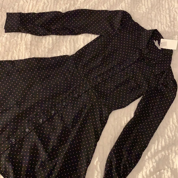 H&M collar button up dress with skater skirt - Picture 1 of 7